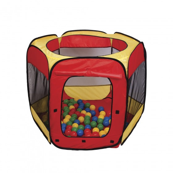 Paradiso Toys Speeltent mit 100 Bällen 100 x 75 cm Rot gelb