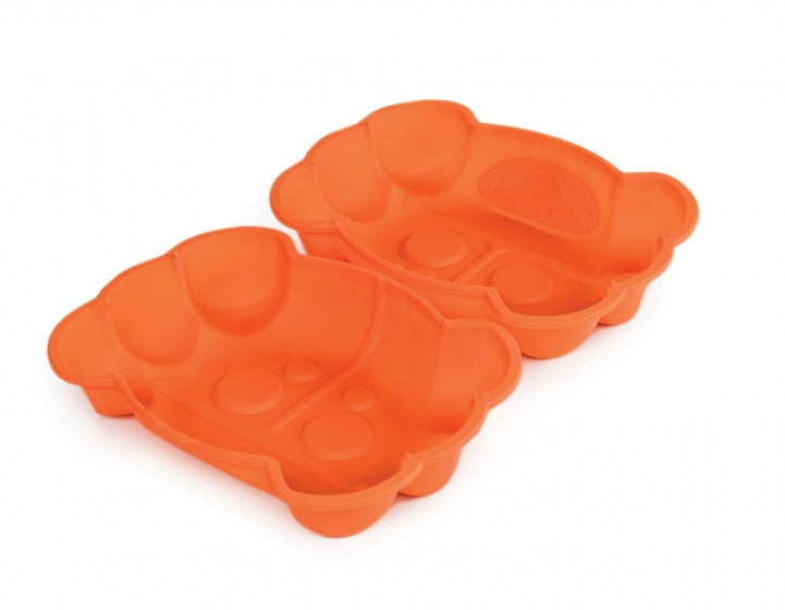 Paradiso Toys Sandbox mit Deckelkrabbe 96 x 68 x 18 cm Orange
