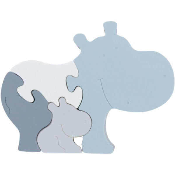 Petú Petú Alfie Silikon -Puzzle Nil Pferd Blau