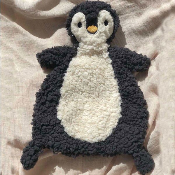 Petú Petú geschnitten Sherpa Kuscheltuch Pinguin
