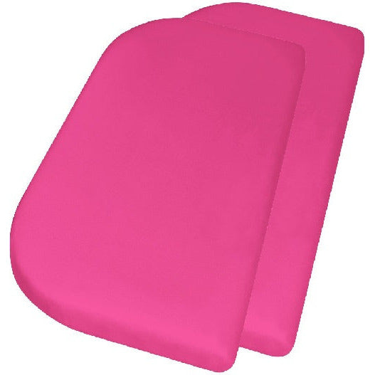 Playshoes Spannbettlaken Junior 81 x 42 + 10 cm Baumwolle rosa 2 Stück