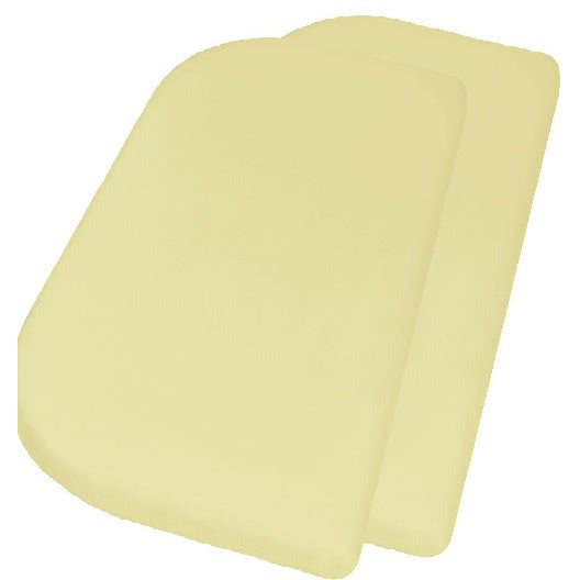 Playshoes Saded Sheet Junior 81 x 42 + 10 cm Baumwollgelb 2 Teile