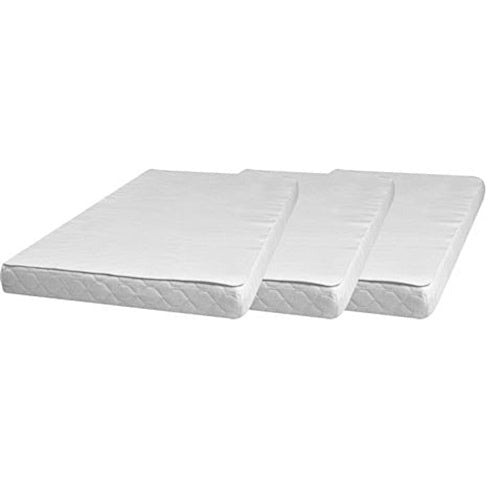 Playshoes montiertes Blatt Molton 40 x 50 cm Baumwoll weiß 3 Teile