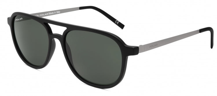 Polar Sonnenbrille Parker Männer polarisiert schwarz mit grünem Objektiv (PPAR76)