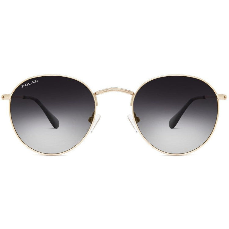 Sonnenbrille Michigan Unisex Polarisierte Katze. 2 Gold Schwarz
