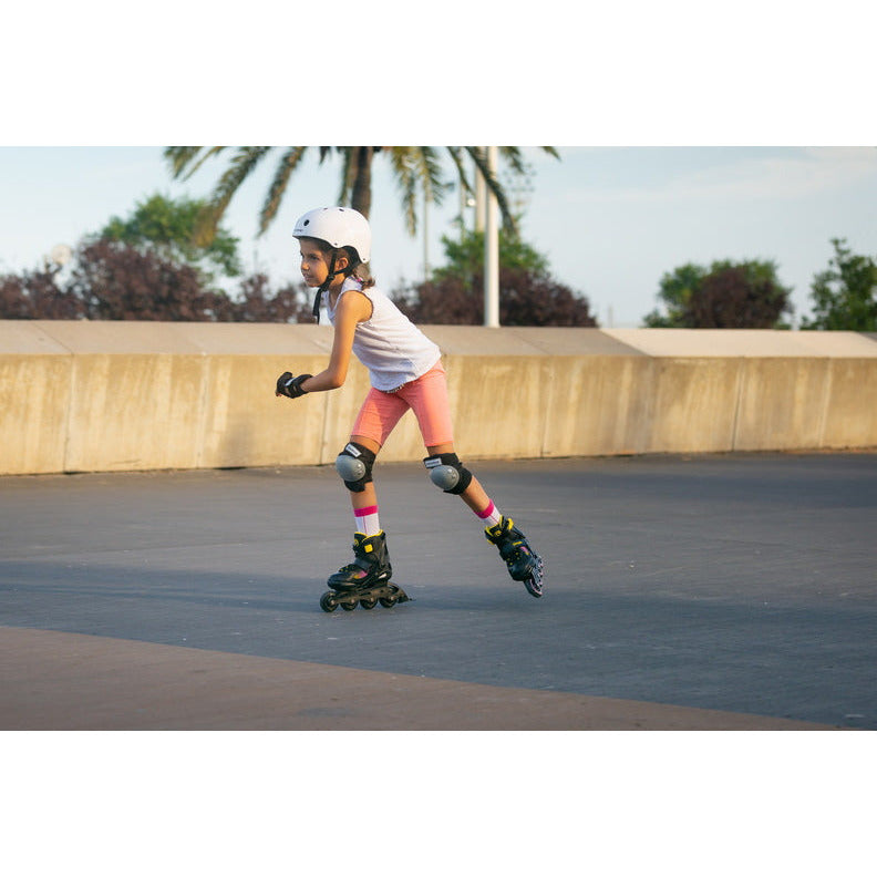 Inlineskates Joker Hardboot 82A schwarz gelb Größe 37-40