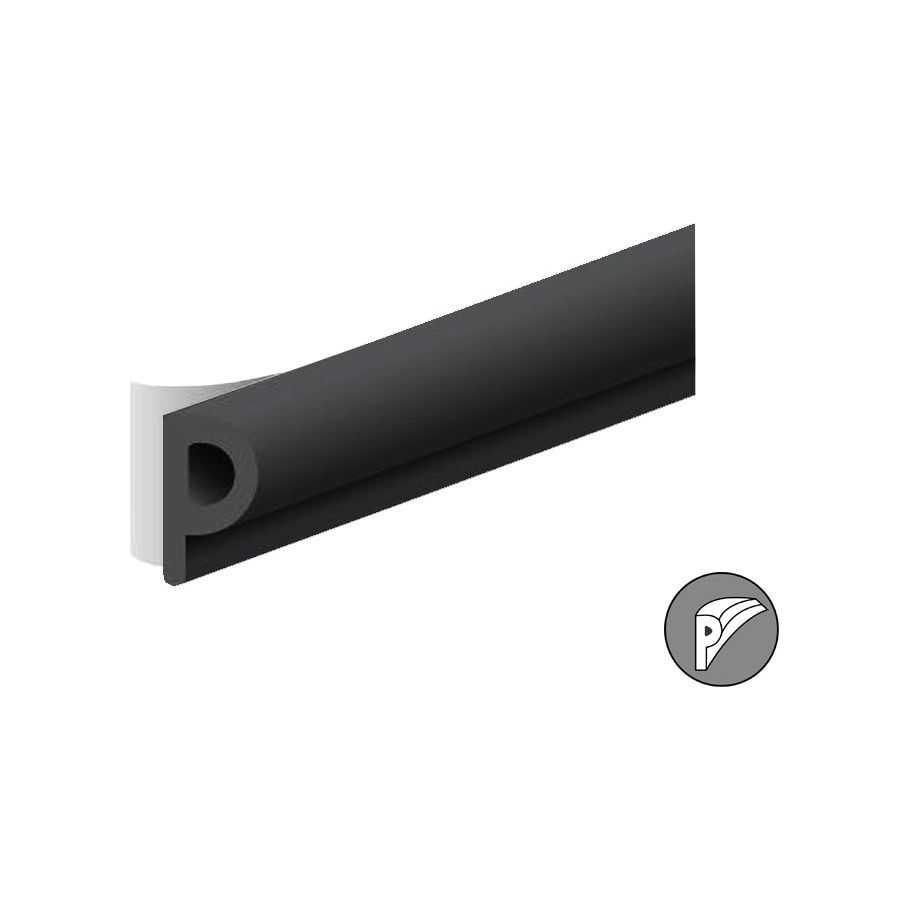 Ellen Draft Band P-Profil Black 8x5mm 7,5 m