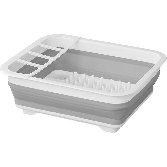 Prophlus Drain Rack Faltbar 31,5 x 36,5 x 13 cm grau weiß