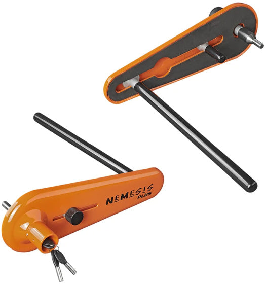 FullStop Nemesis plus Radklemme SCM für Camper Oranje
