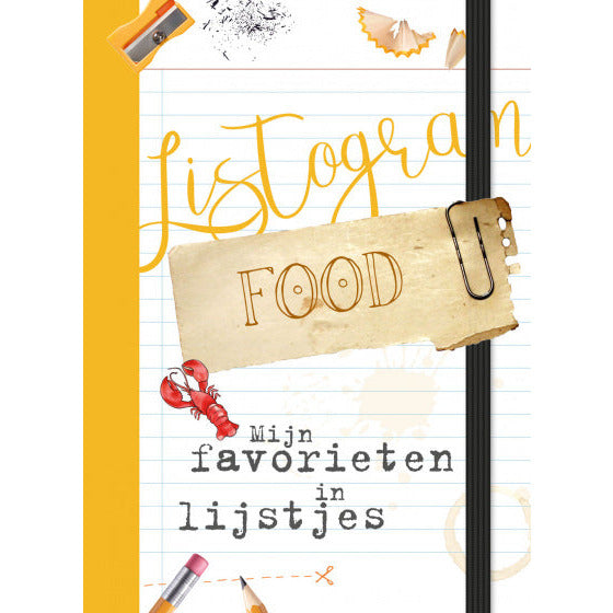 REBO Productions Listogramm Food Notebook