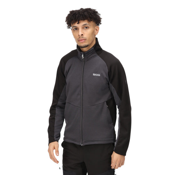Regatta Highton III Outdoorjack Männer dunkelgraue schwarze Größe m