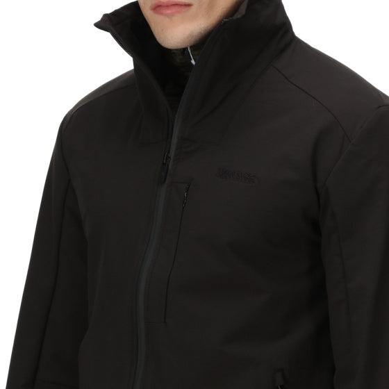 Regatta Overmoor Softshell Jacke Männer Schwarze Größe 3xl