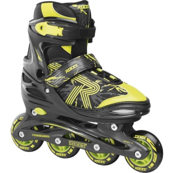 Inlineskates Jokey 3.0 Softboot 82A schwarz gelb Größe 38-41
