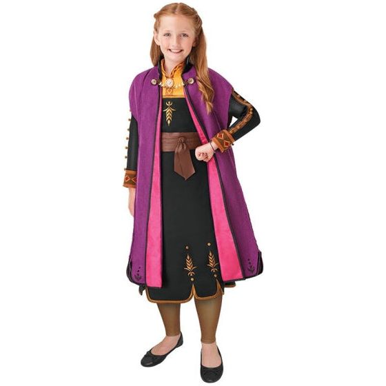 Rubies Anna Frozen II Dress Up Purple 4-T-Teile MT 116
