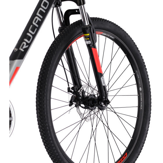 Rucanor Lux 27,5 Zoll 51 cm Männer 21V mechanische Scheibenbremse Silber Rot
