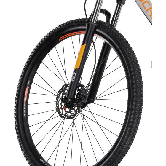 Rucanor Lux 29 Zoll 53 cm Männer 24 V Hydraulikscheibenbremse Schwarz Orange