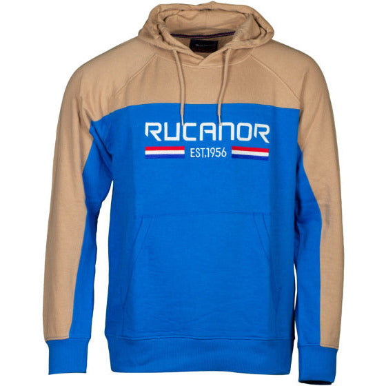 Rucanor Trevor Pullover Hoodie Männer Blau Beige Größe 3xl