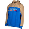 Rucanor Trevor Pullover Hoodie Männer Blau Beige Größe 3xl