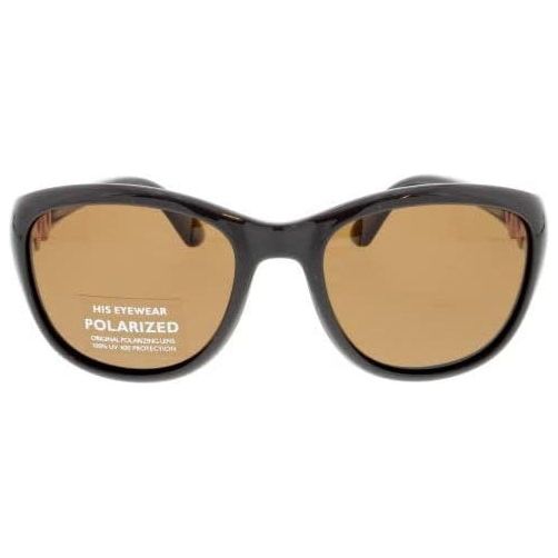 Sonnenbrille HPS00100 Polarisierte Mädchen ovale Katze.3 Braun