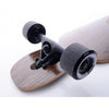 Longboard Walnuss 99 x 21 cm schwarzbraun