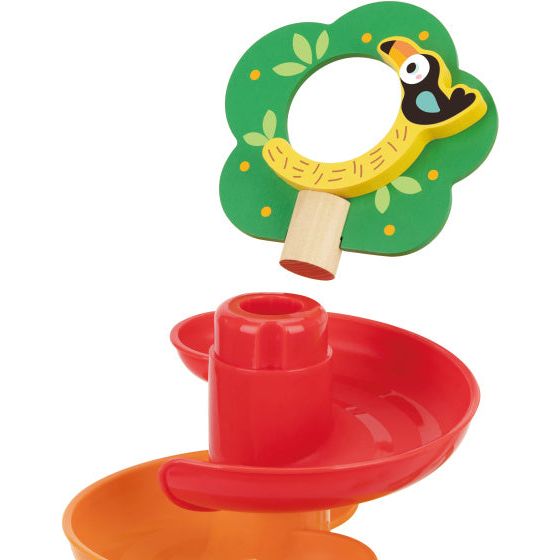 TOKY TOY Pädagogische Holzspiraaltoren 18 Monate 10-teilige