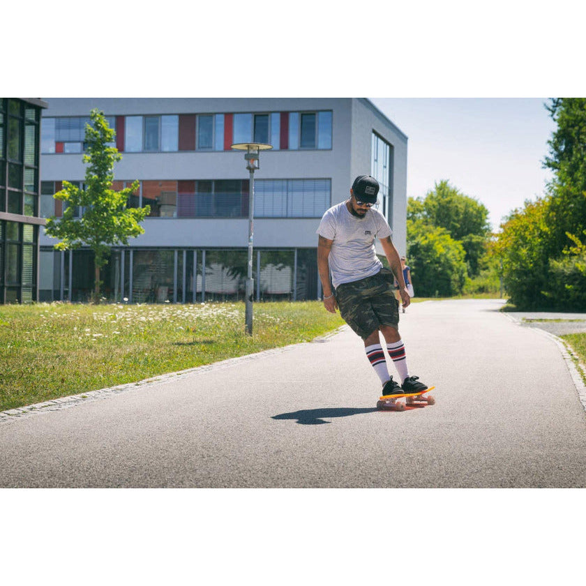 Longboard Neon Clear Yellow 68,5 cm Acryl gelb
