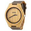 Welle Hawaii Beobachten Sie die Bürgerin Miyota Männer 4,5 cm Bambus Brown