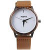 Wave Hawaii beobachten Zebra Damen 4 cm Holzleder braun