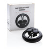 Kopfhörer True Bluetooth 8,3 cm ABS schwarz 3-teilig