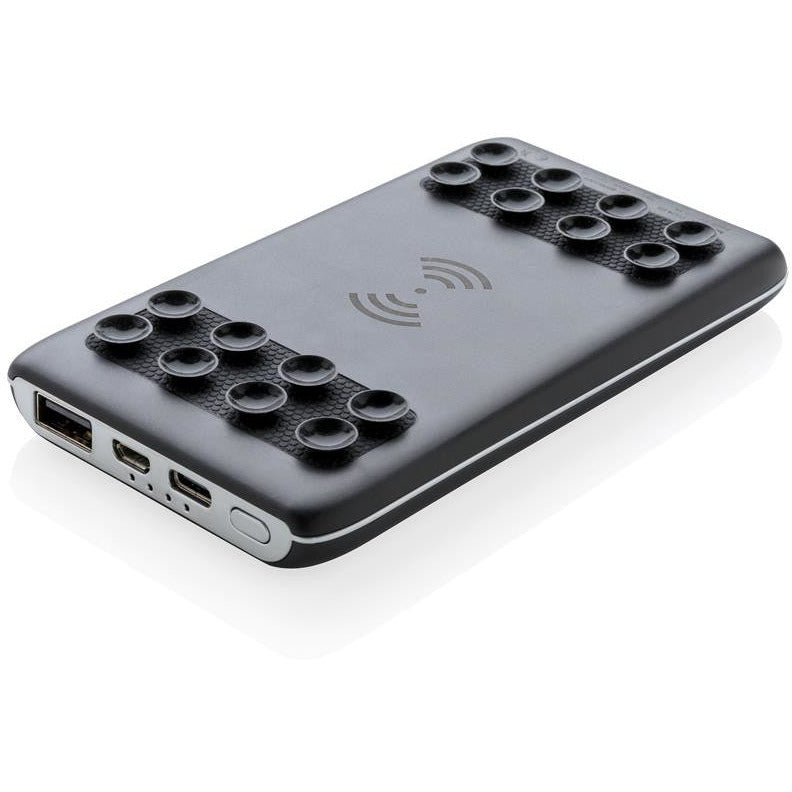 Powerbank 4000 mAh 12,7 x 7,2 cm ABS Schwarz