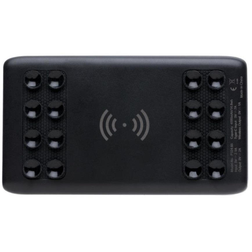 Powerbank 4000 mAh 12,7 x 7,2 cm ABS Schwarz