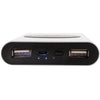 Powerbank Wireless 10.000 mAh 12,5 cm Alu Silber