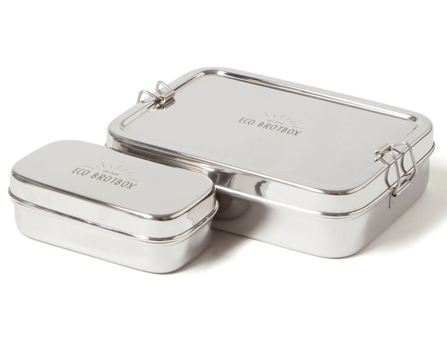Öko-Brotbox Lunchbox XL mit Snackbox 700ml