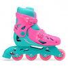 Inline-Skates Hardboot rosa Türkisgröße 32-35